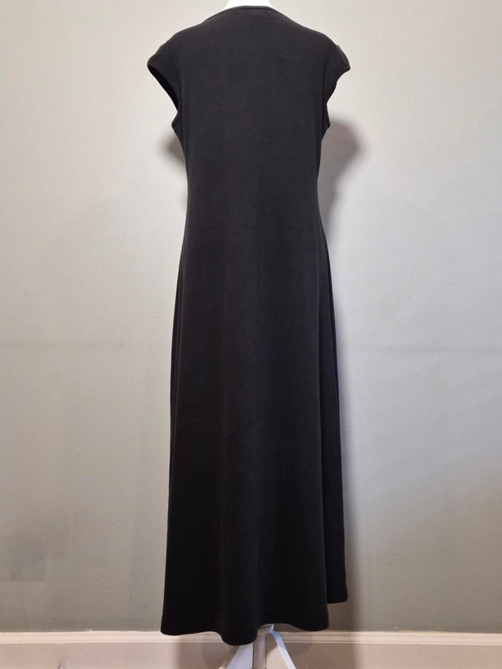 Ralph Lauren Vintage Y2K Heavyweight Buttery Soft Plush 100% Cotton Maxi Dress L - Picture 3 of 12